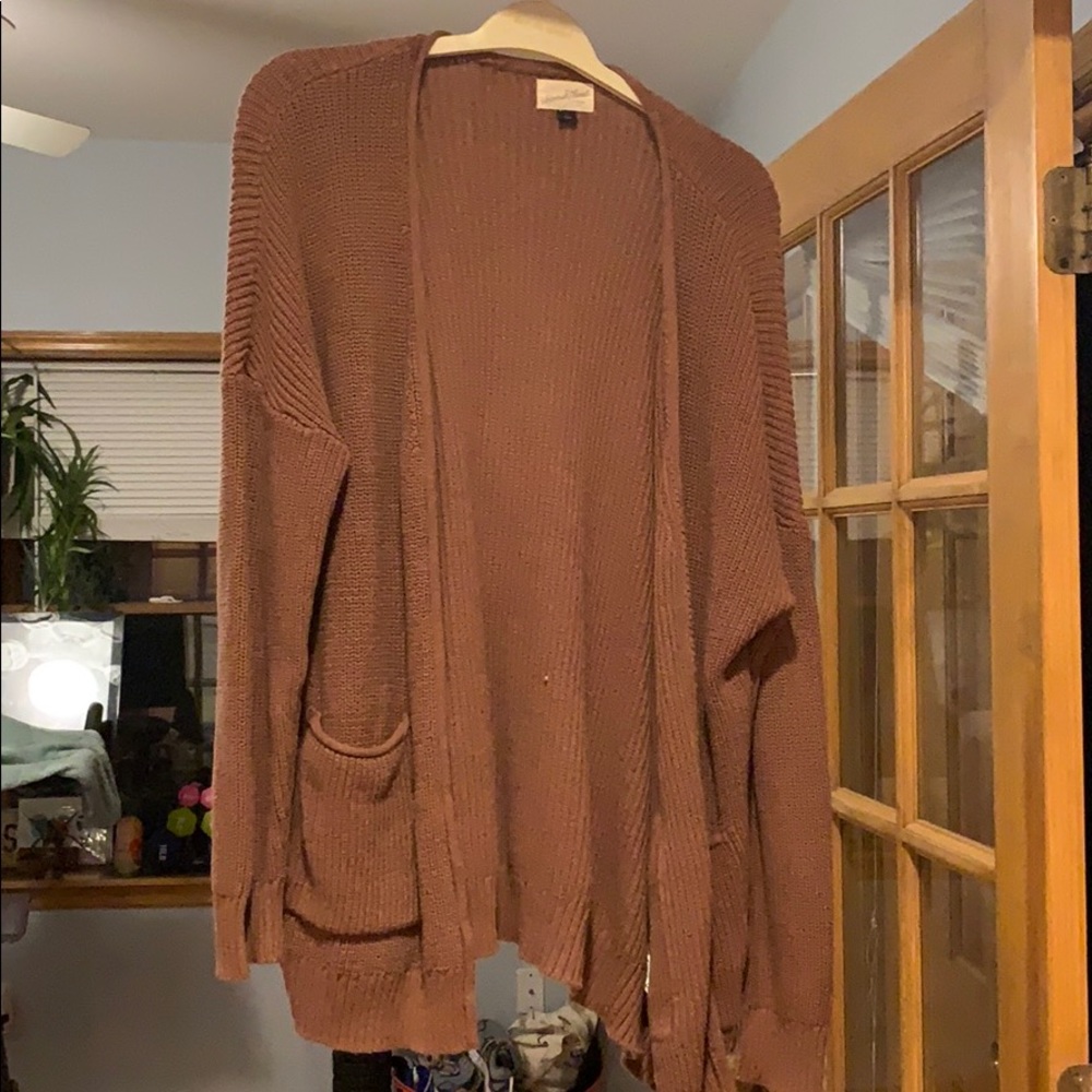 Universal Threads Size L Brown Cardigan